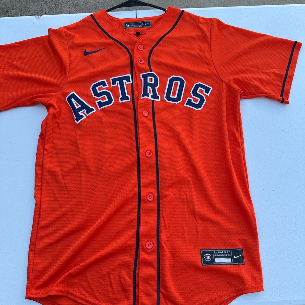 LIKE NEW CHILD SMALL ASTROS JERSEY “TUCKER”NO STAINS #30